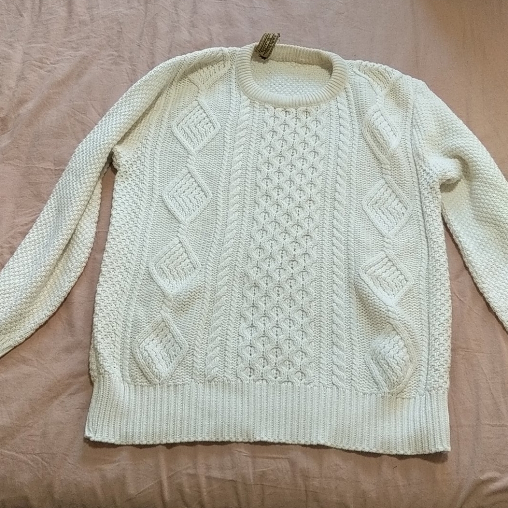 Eddie Bauer cable knit sweater
